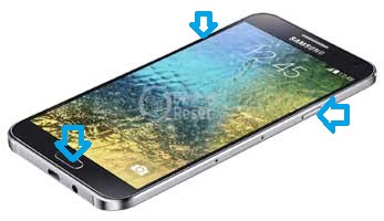 How to reset Samsung Galaxy E7