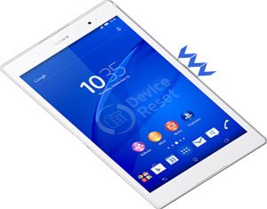 Sony Xperia Z3 Tablet Compact hard reset