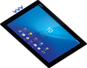 Sony Xperia Z4 Tablet LTE hard reset