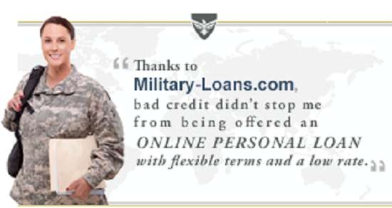 Military loans bad credit