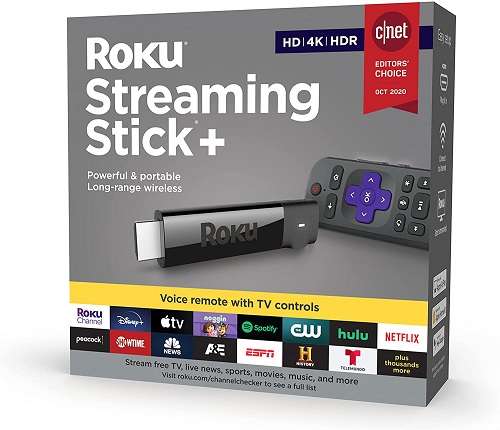Best Streaming Device To Replace Cable - Roku Streaming Stick+ HD Streaming Media Player